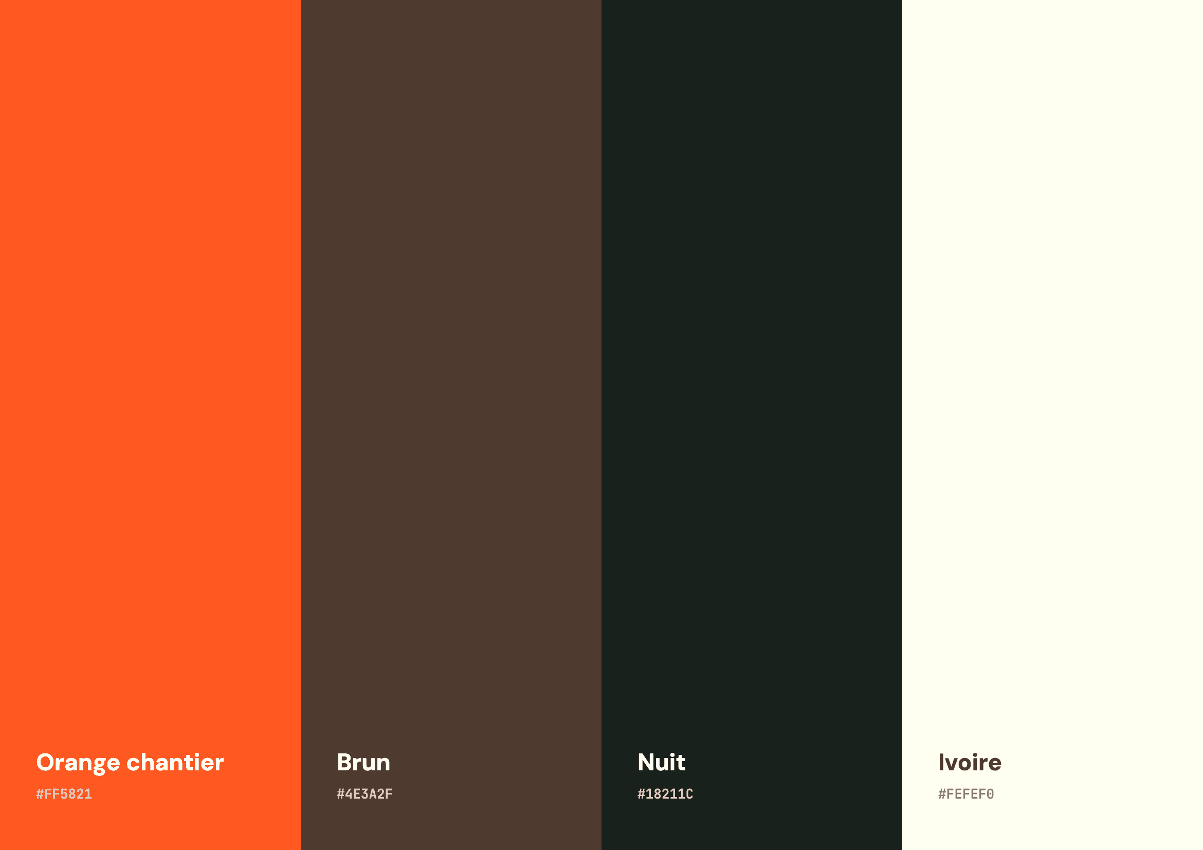 Palette de couleurs de A Vos Travaux Dom