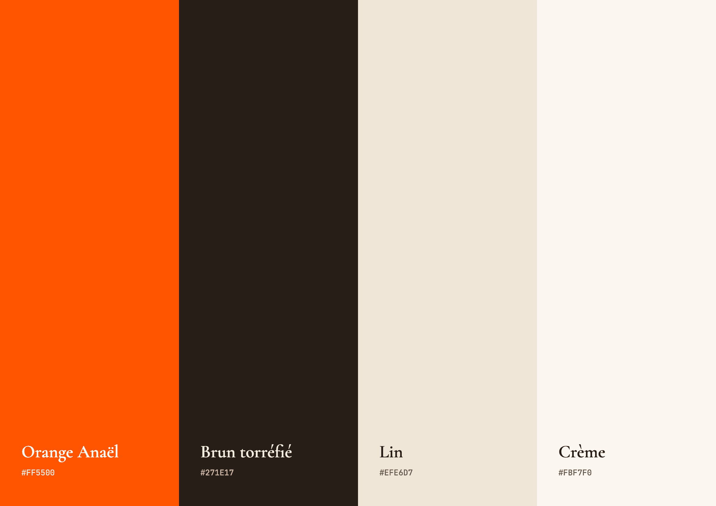 Palette de couleurs de Anaël
