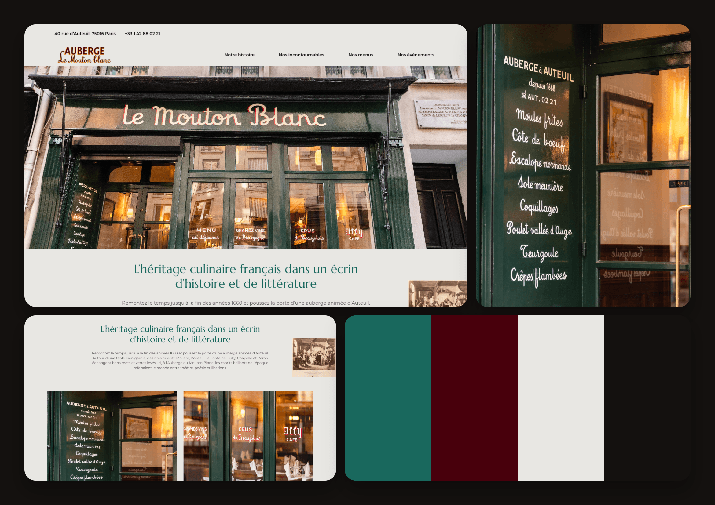 Moodboard de Auberge du Mouton Blanc