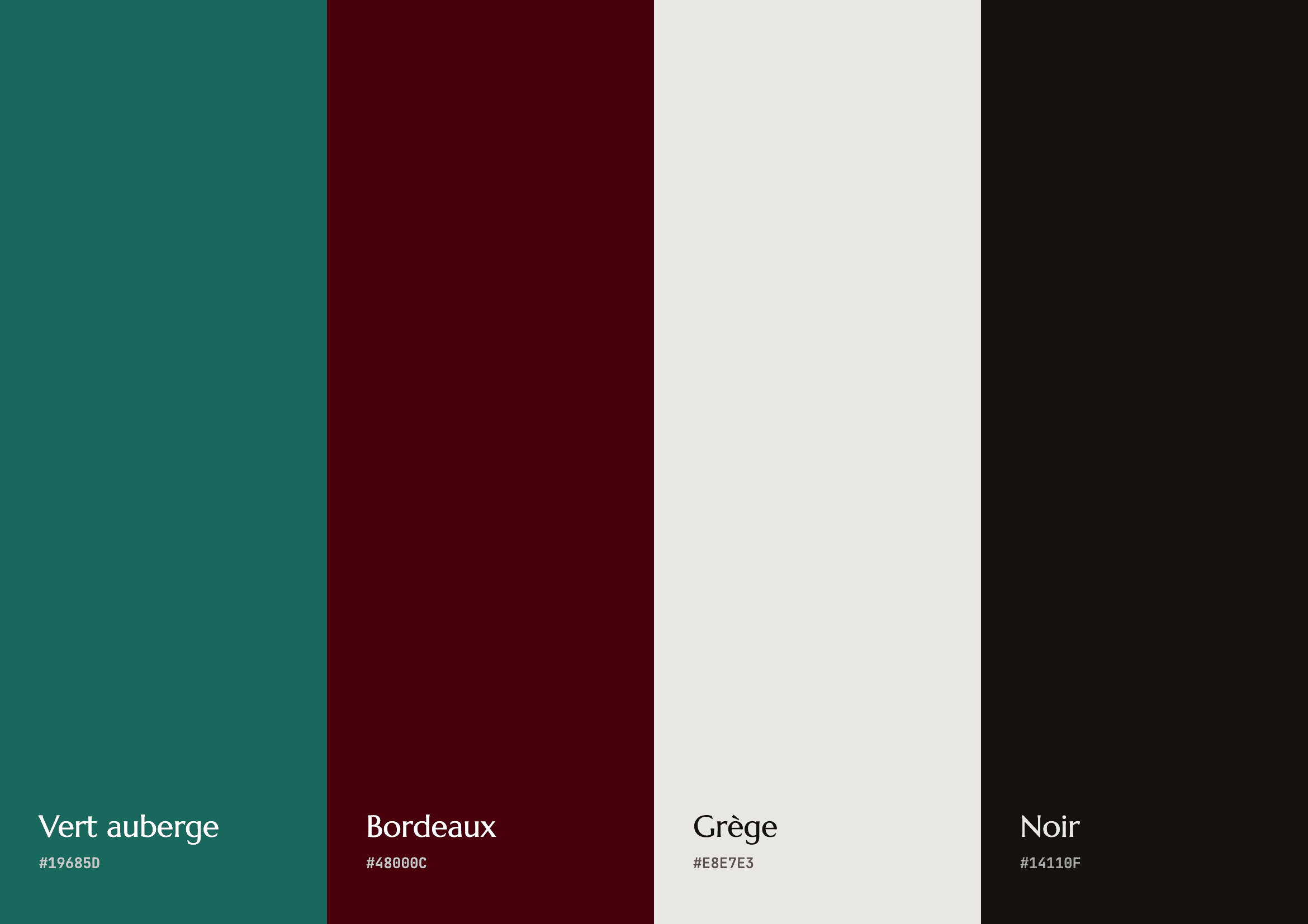 Palette de couleurs de Auberge du Mouton Blanc