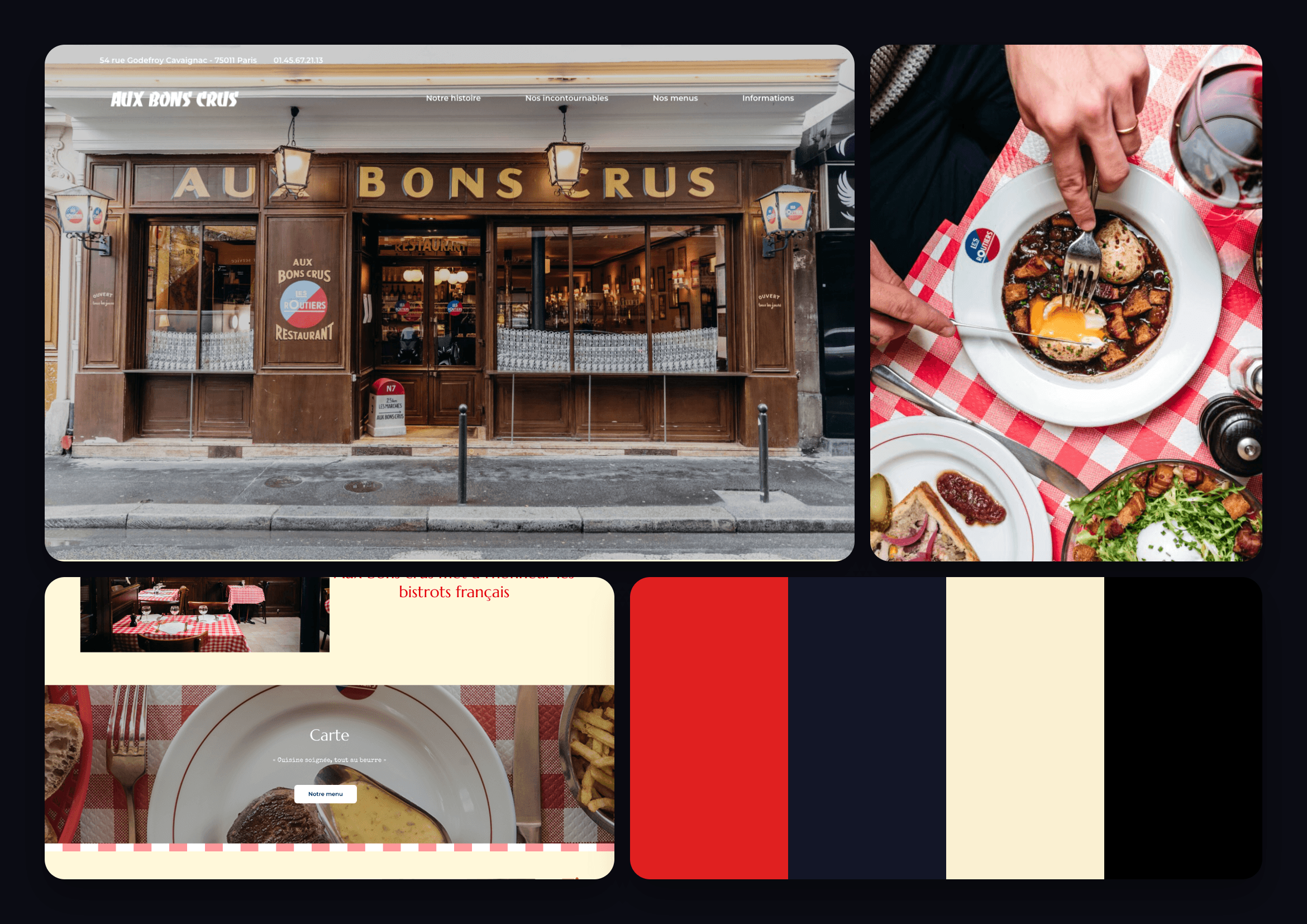 Moodboard de Aux Bons Crus