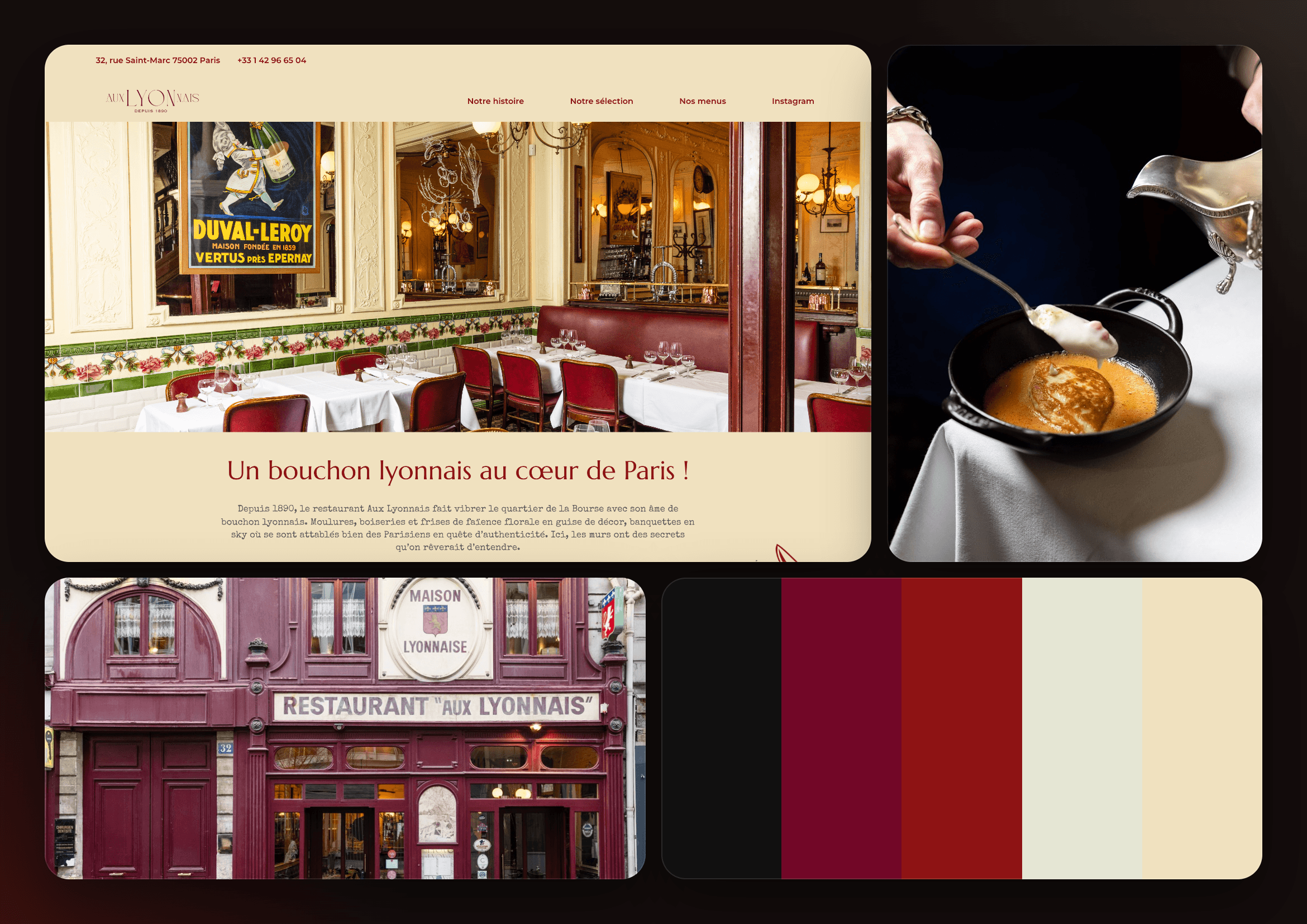 Moodboard de Aux Lyonnais