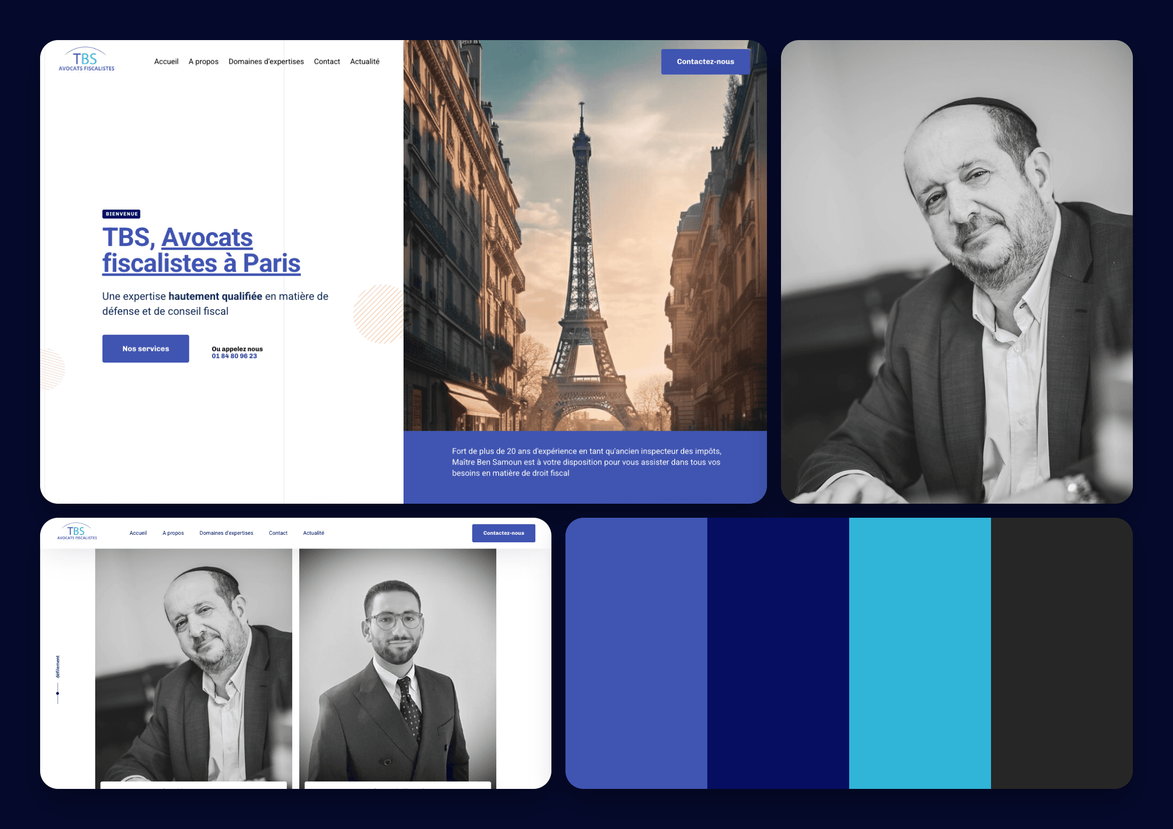 Moodboard de TBS Avocats fiscalistes