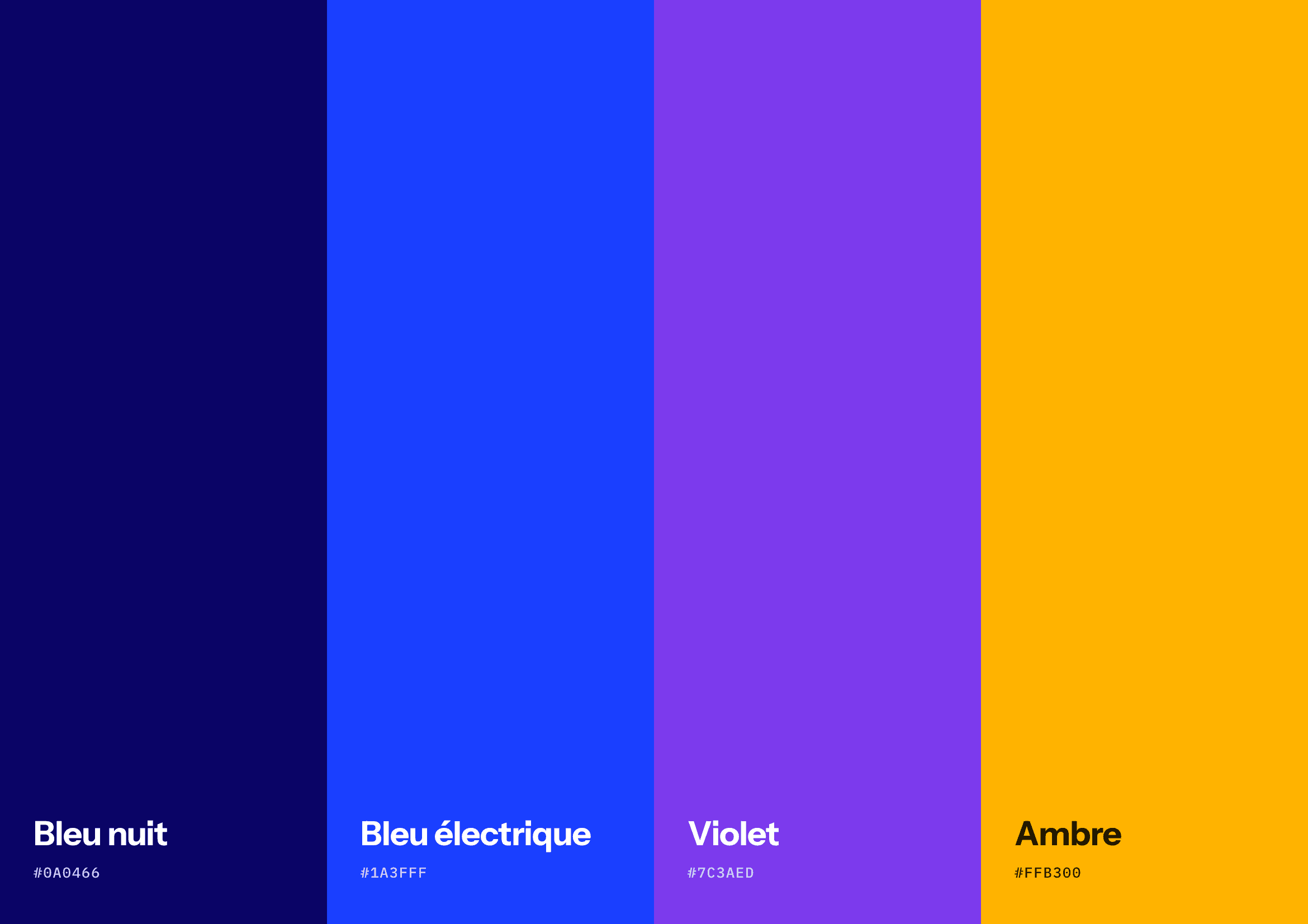 Palette de couleurs de CompareVite