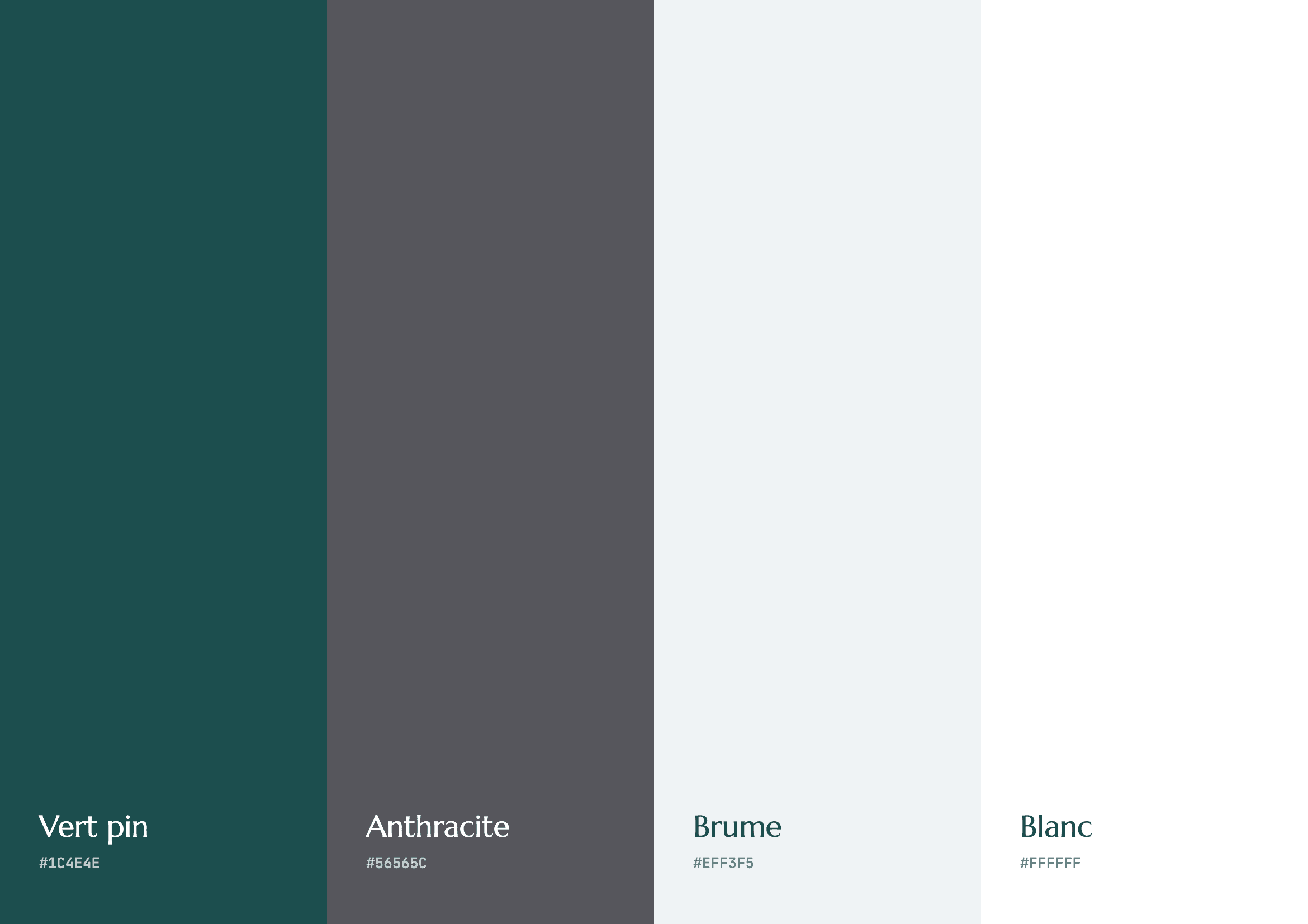 Palette de couleurs de HBBCL