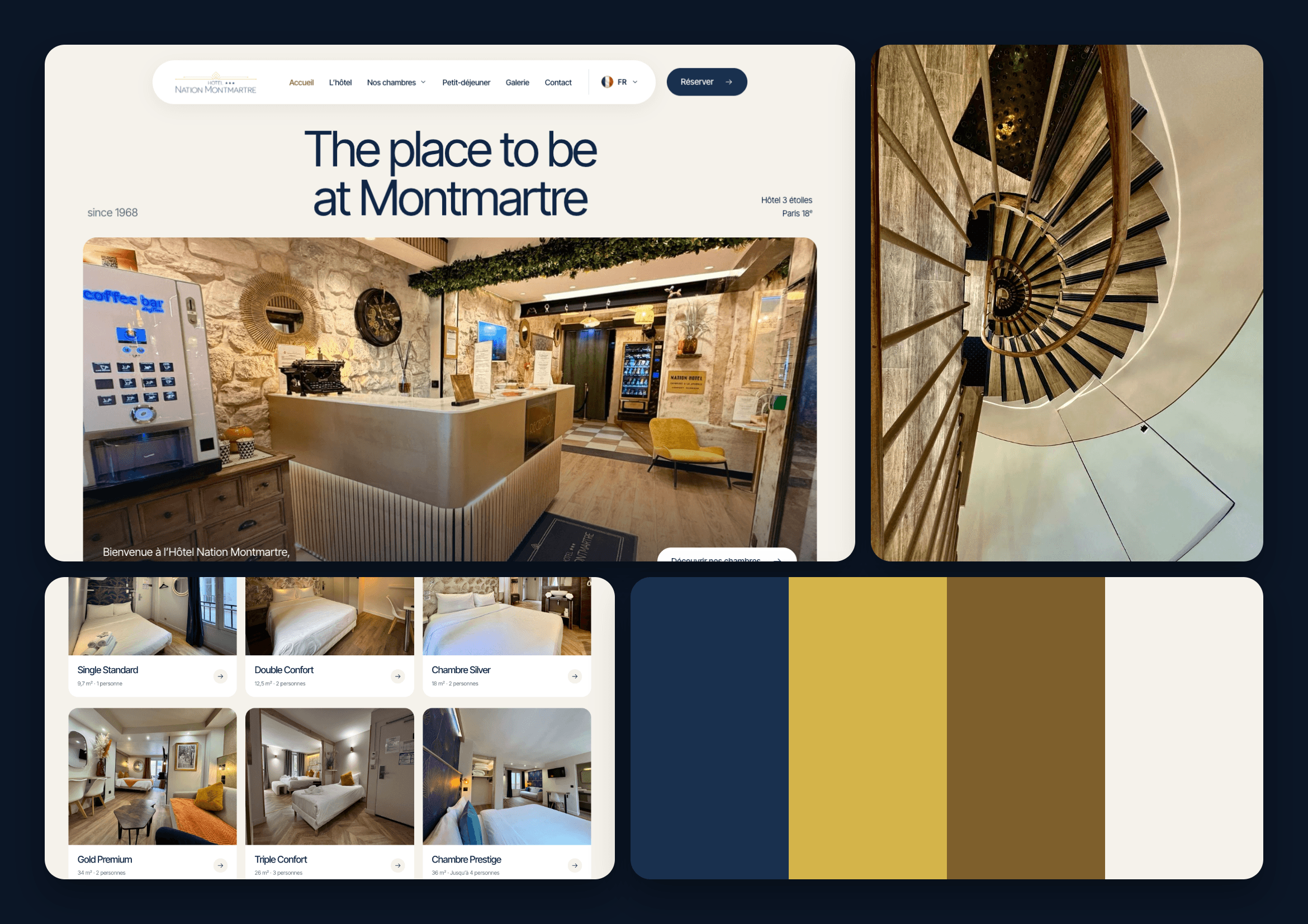 Moodboard de Hôtel Nation Montmartre