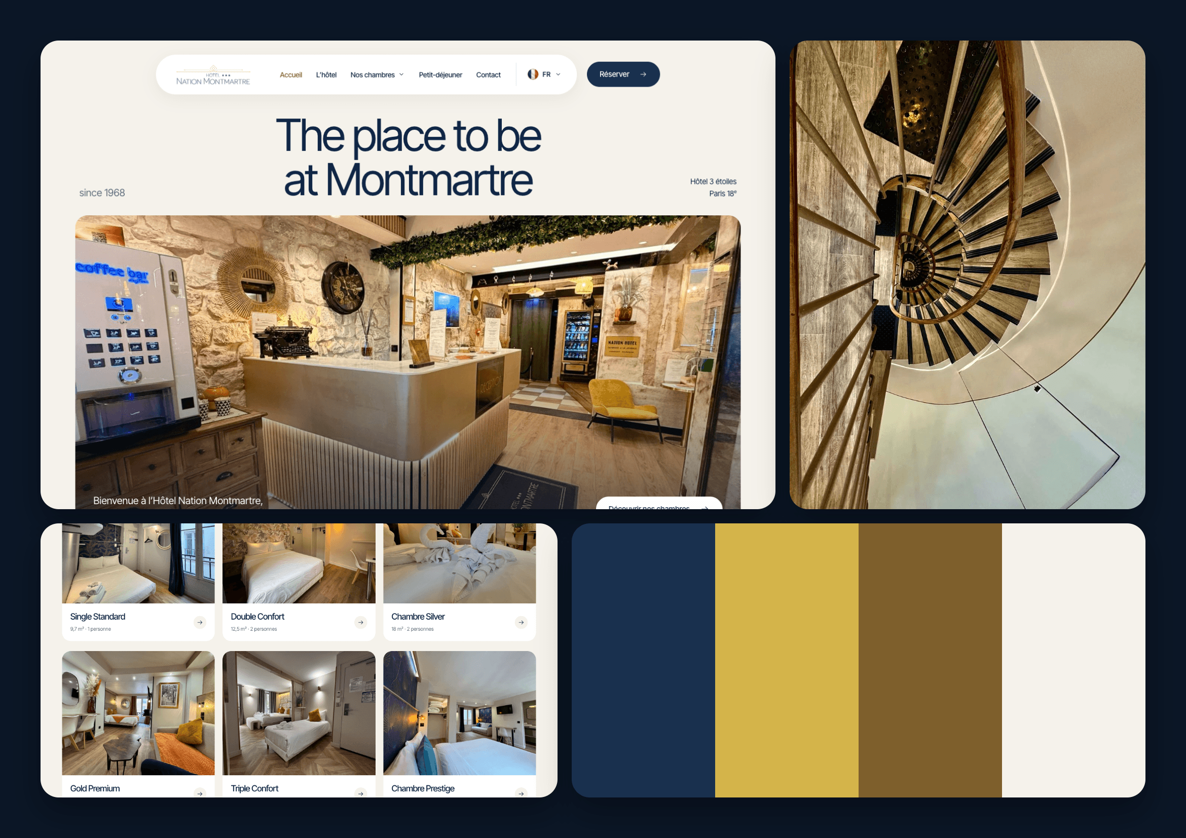 Moodboard de Hôtel Nation Montmartre