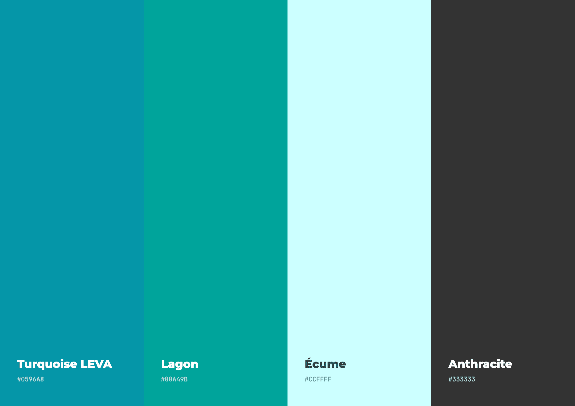 Palette de couleurs de LEVA
