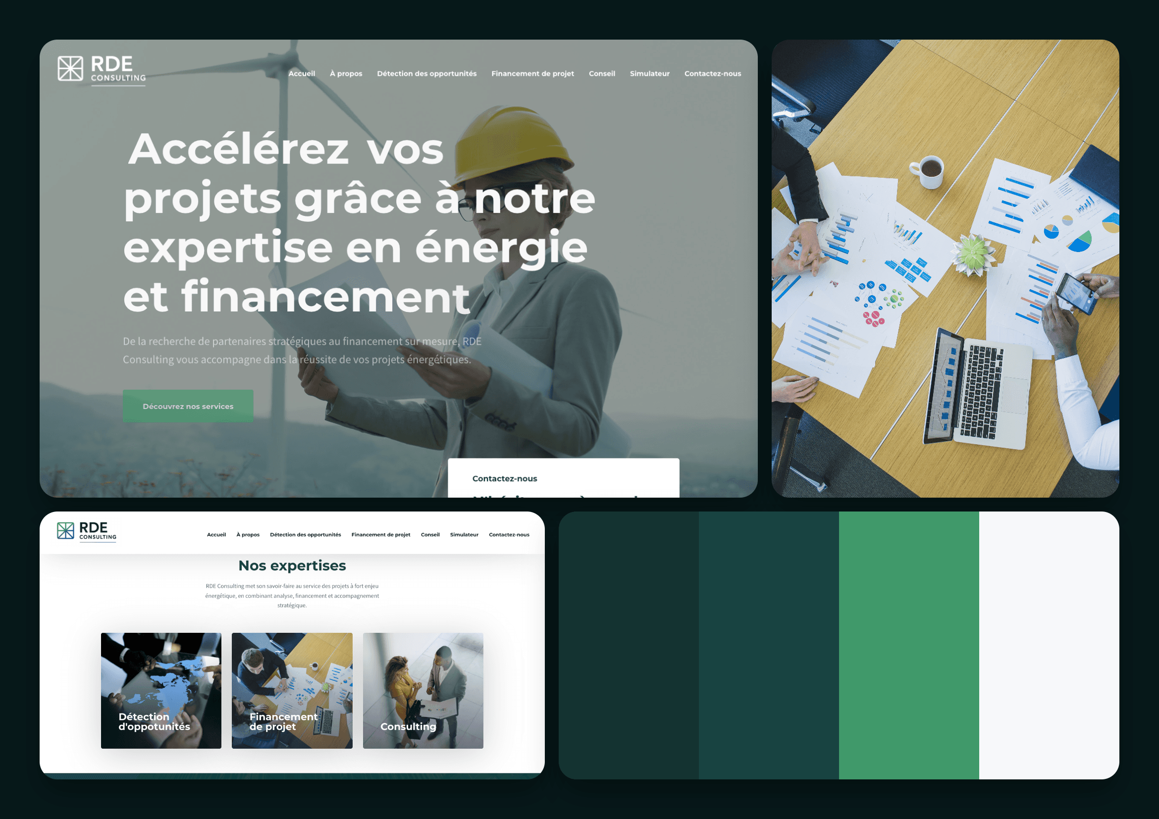 Moodboard de RDE Consulting