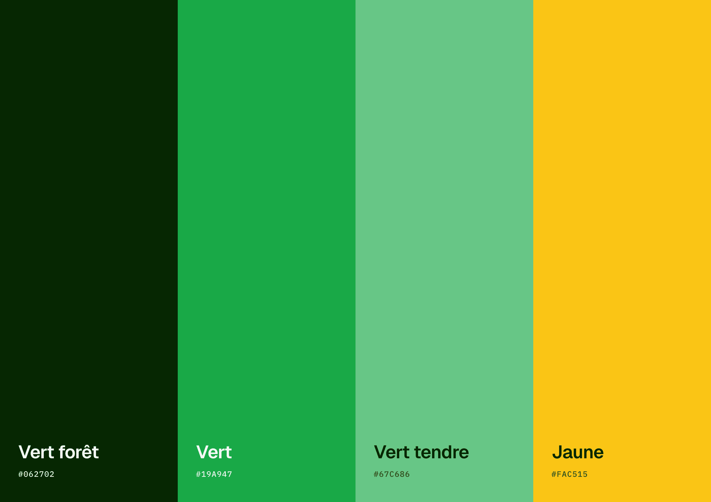 Palette de couleurs de Solution Isolation de France