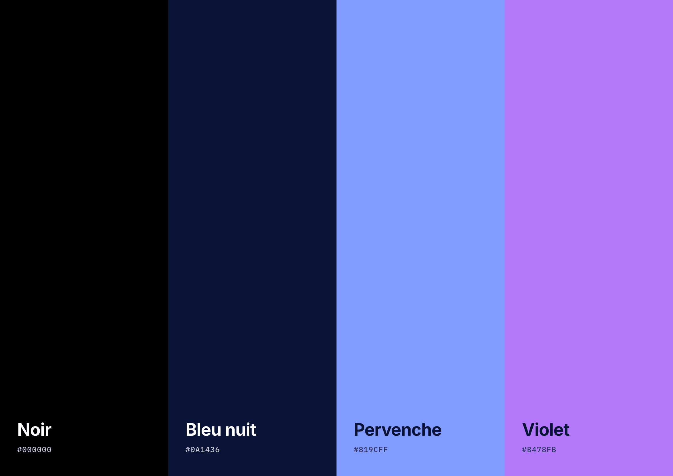 Palette de couleurs de Yoheved Talek