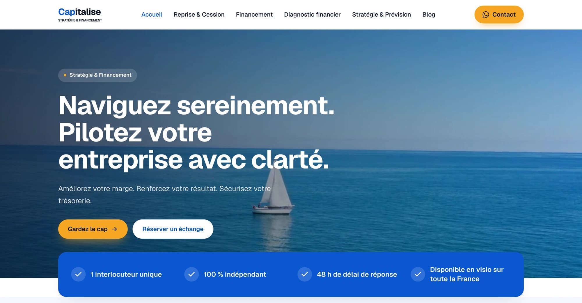 Page d’accueil de Capitalise