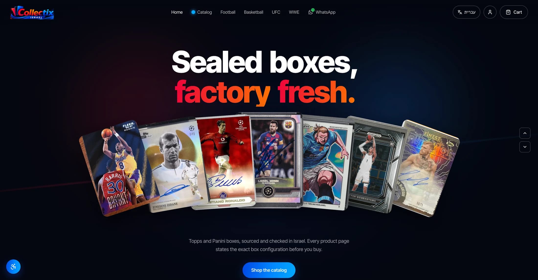 Aperçu du site Collectix