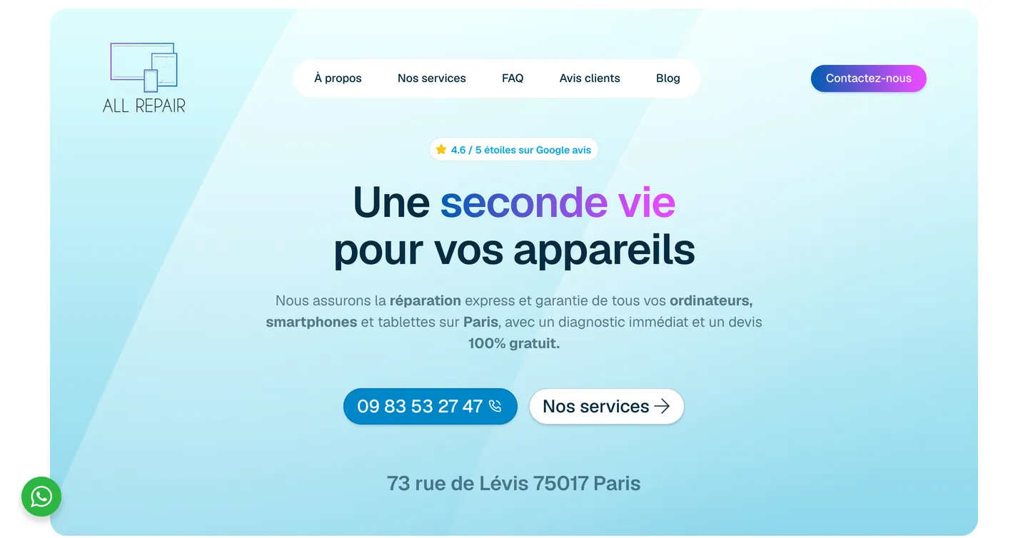 Site All Repair, vue 1 sur 10