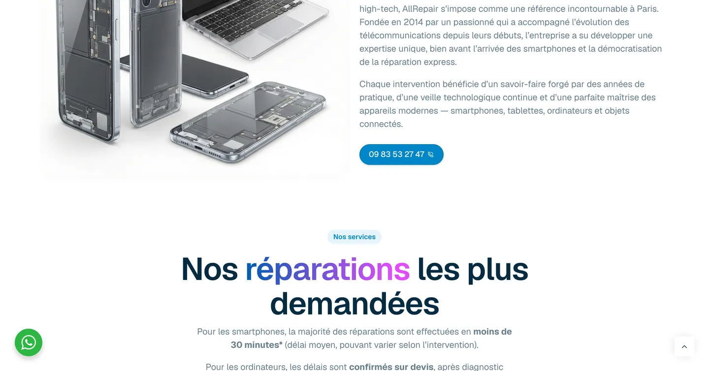 Site All Repair, vue 2 sur 10