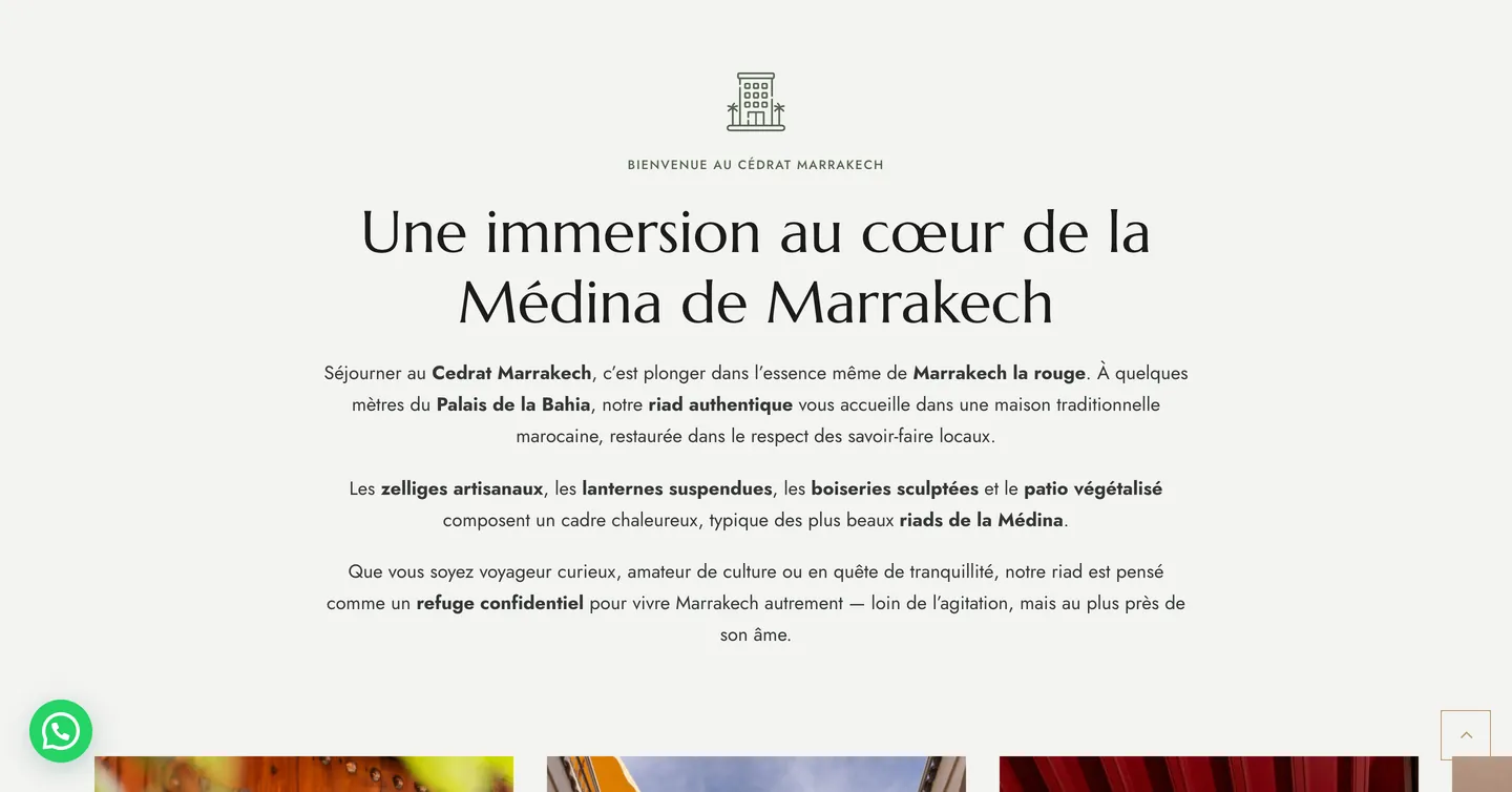 Site Cedrat Marrakech, vue 2 sur 10