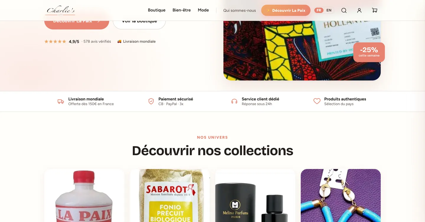 Boutique Charlie's, vue 2 sur 10
