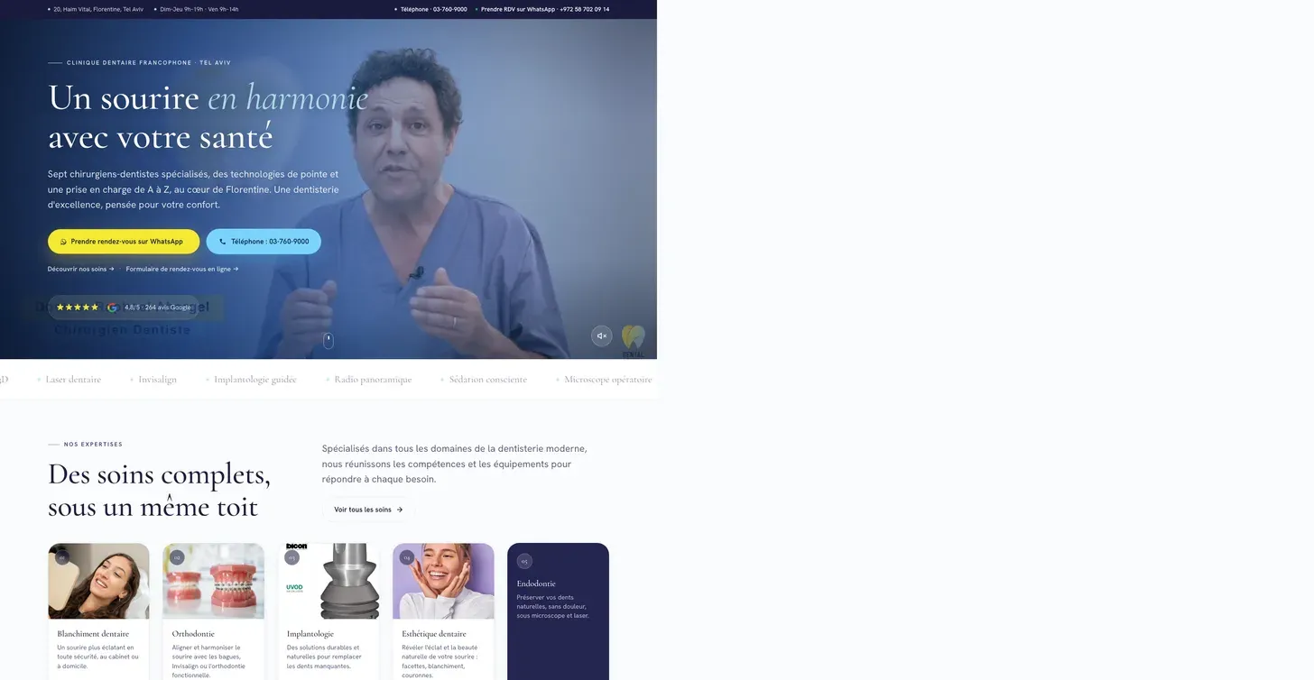 Site Dental Harmonia, vue 1 sur 10