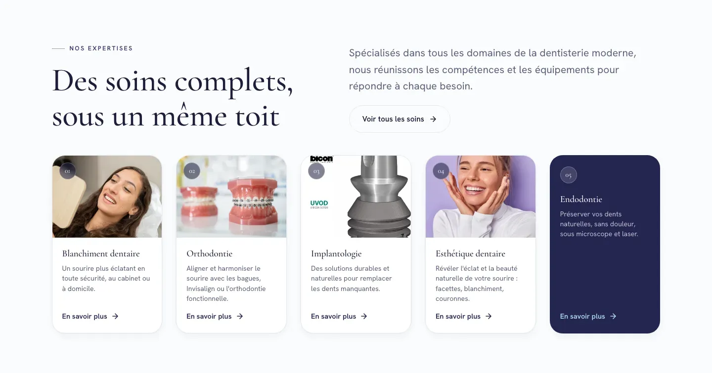 Site Dental Harmonia, vue 2 sur 10