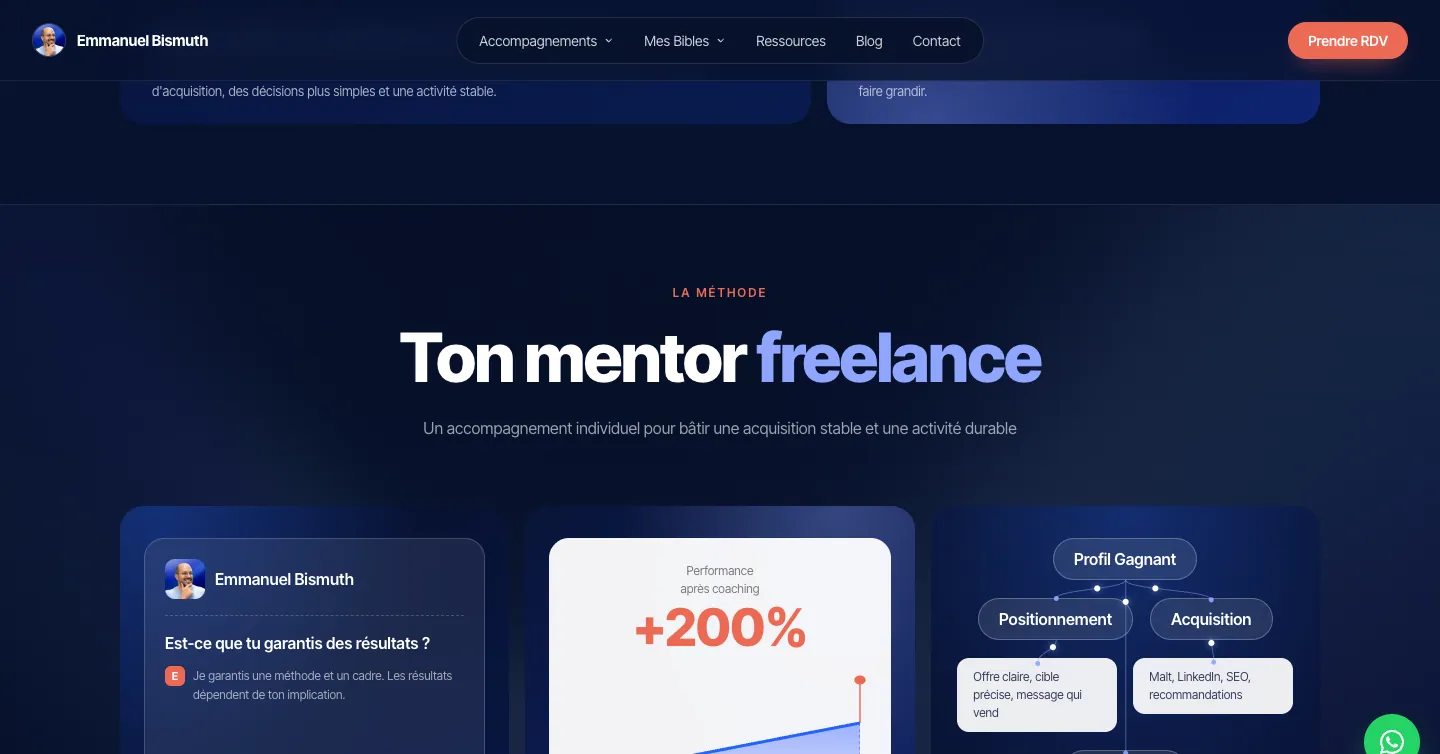 Site Emmanuel Bismuth, vue 3 sur 10