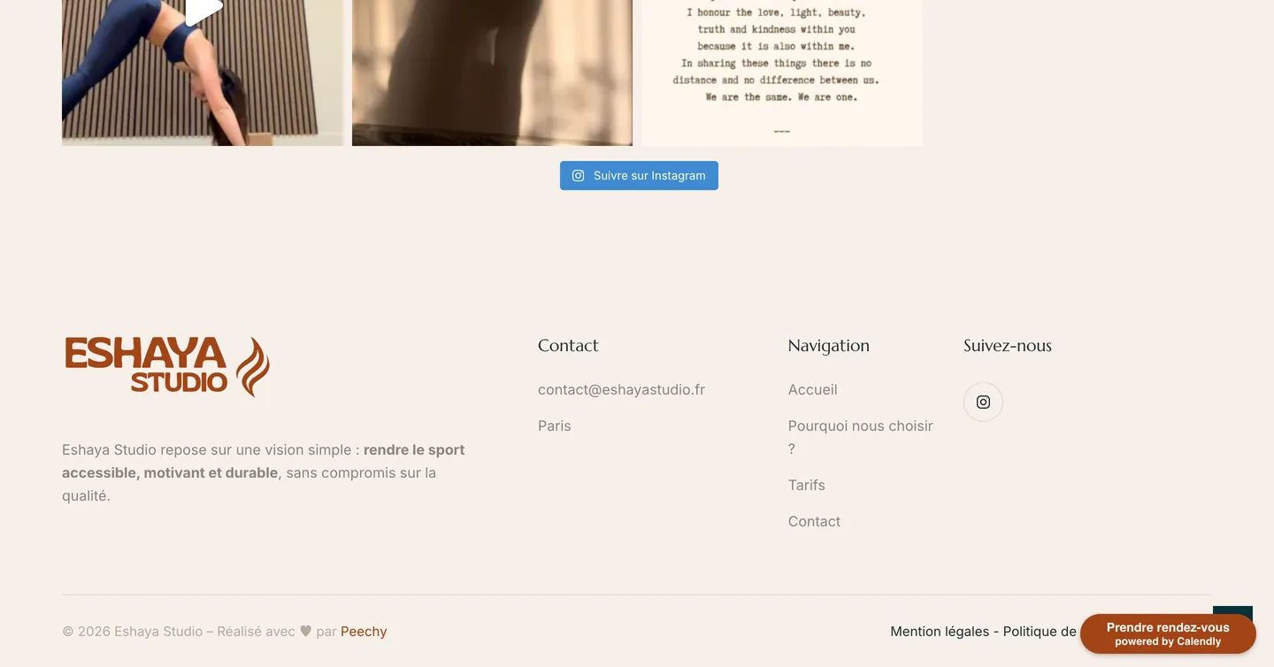 Site Eshaya Studio, vue 10 sur 10