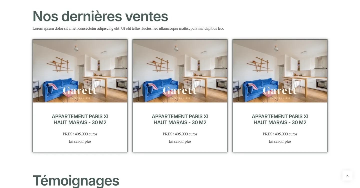 Site Garett Immobilier, vue 6 sur 10