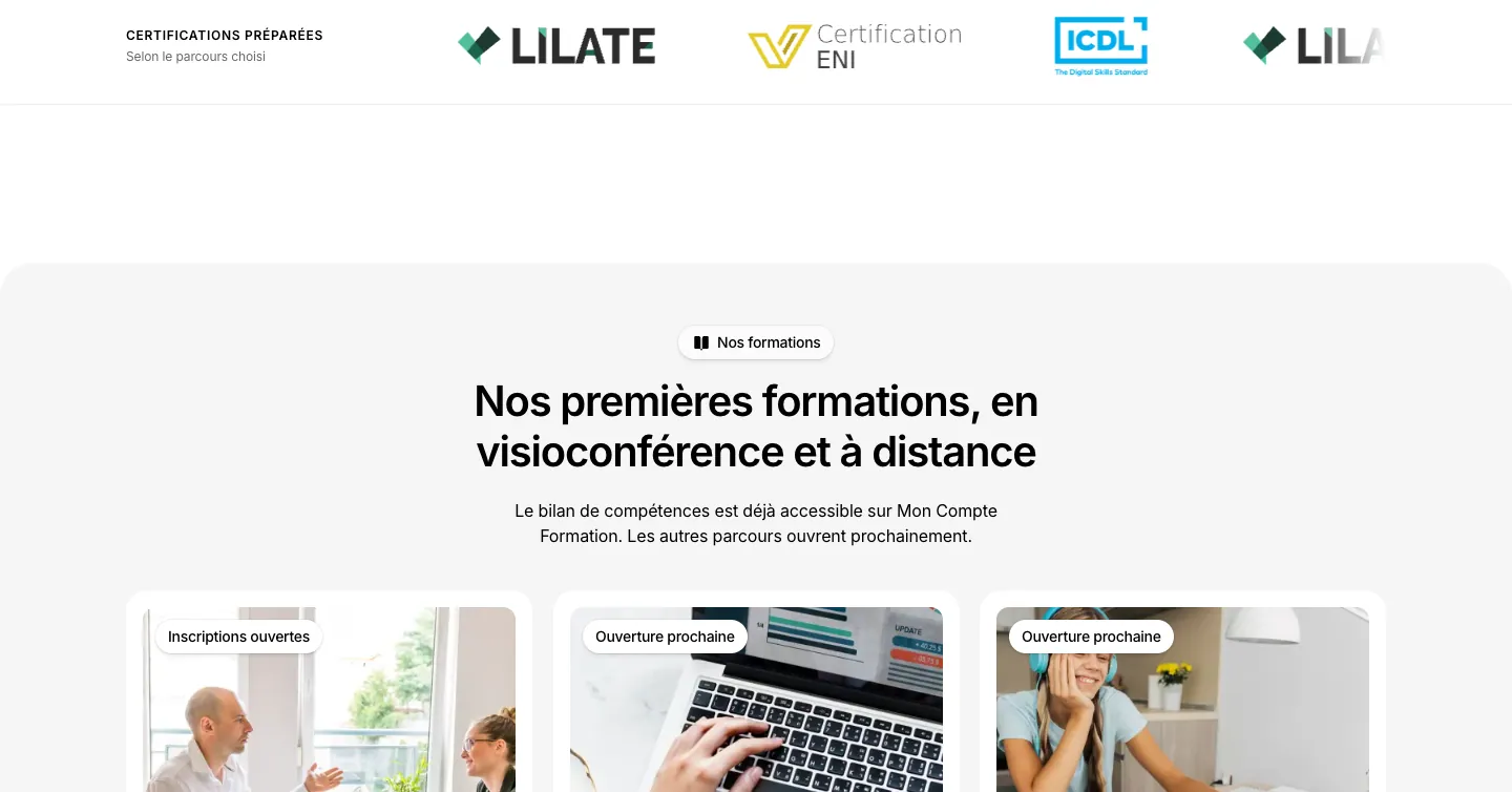 Site Global Academie, vue 1 sur 10