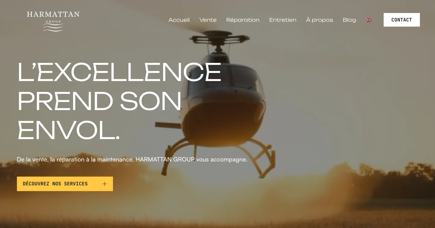 Site Harmattan Group, vue 1 sur 10