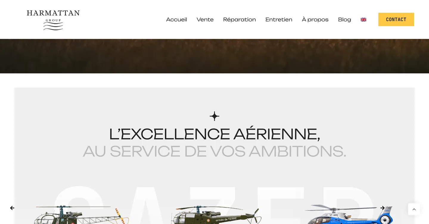 Site Harmattan Group, vue 2 sur 10