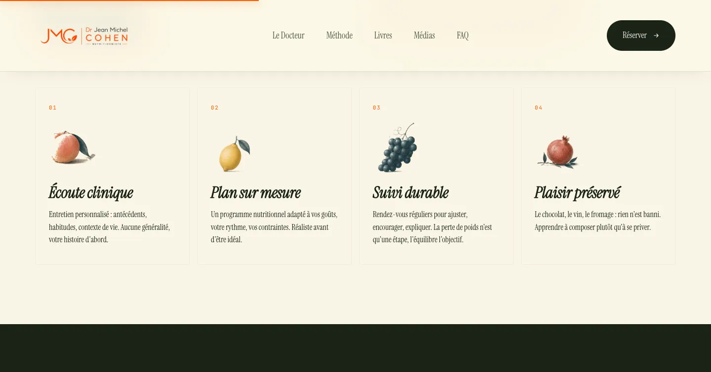 Site du Dr Jean-Michel Cohen, vue 4 sur 10