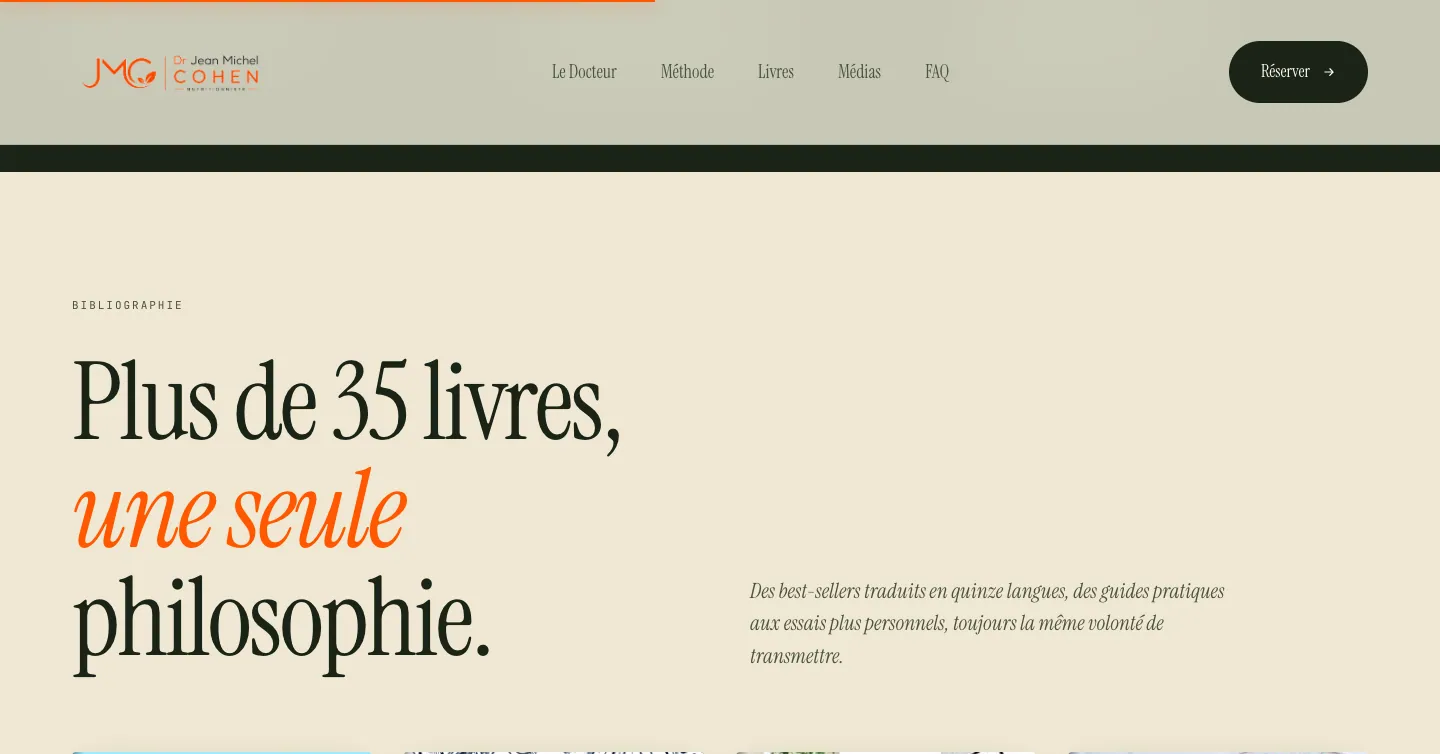 Site du Dr Jean-Michel Cohen, vue 5 sur 10