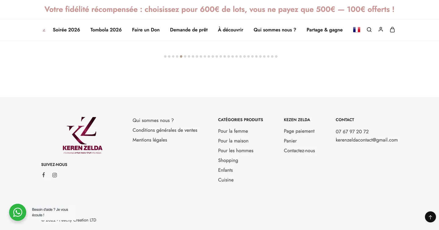 Site Keren Zelda, vue 10 sur 10