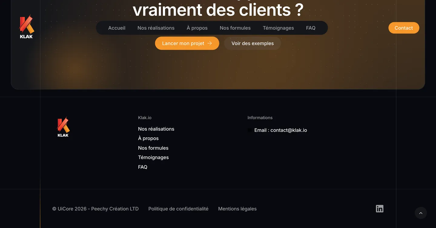 Site Klak.io, vue 10 sur 10