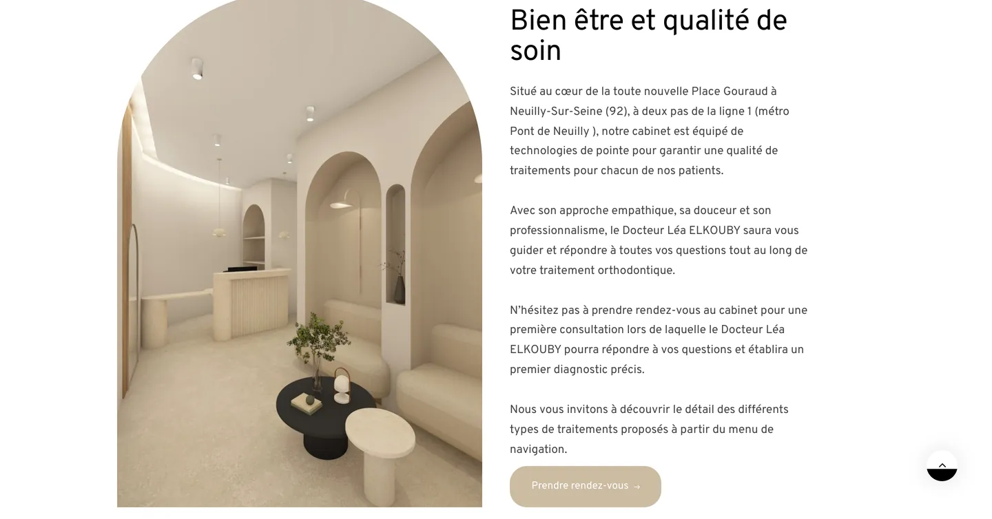 Site du Dr Léa Elkouby, vue 3 sur 10