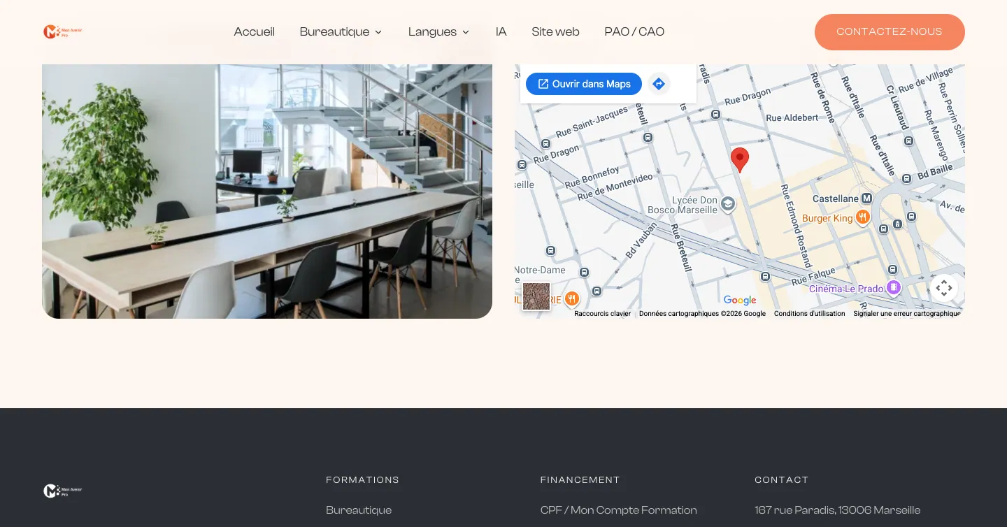 Site Mon Avenir Pro, vue 10 sur 10