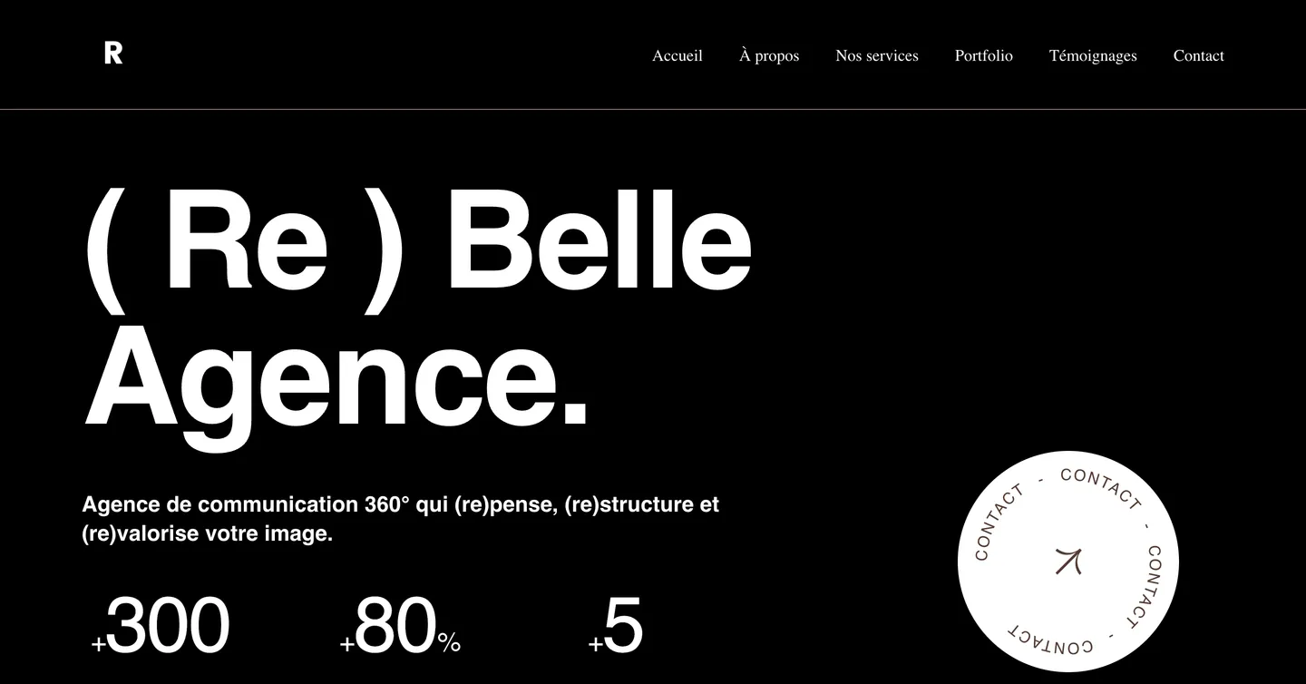 Site (Re) Belle Agence, vue 1 sur 10