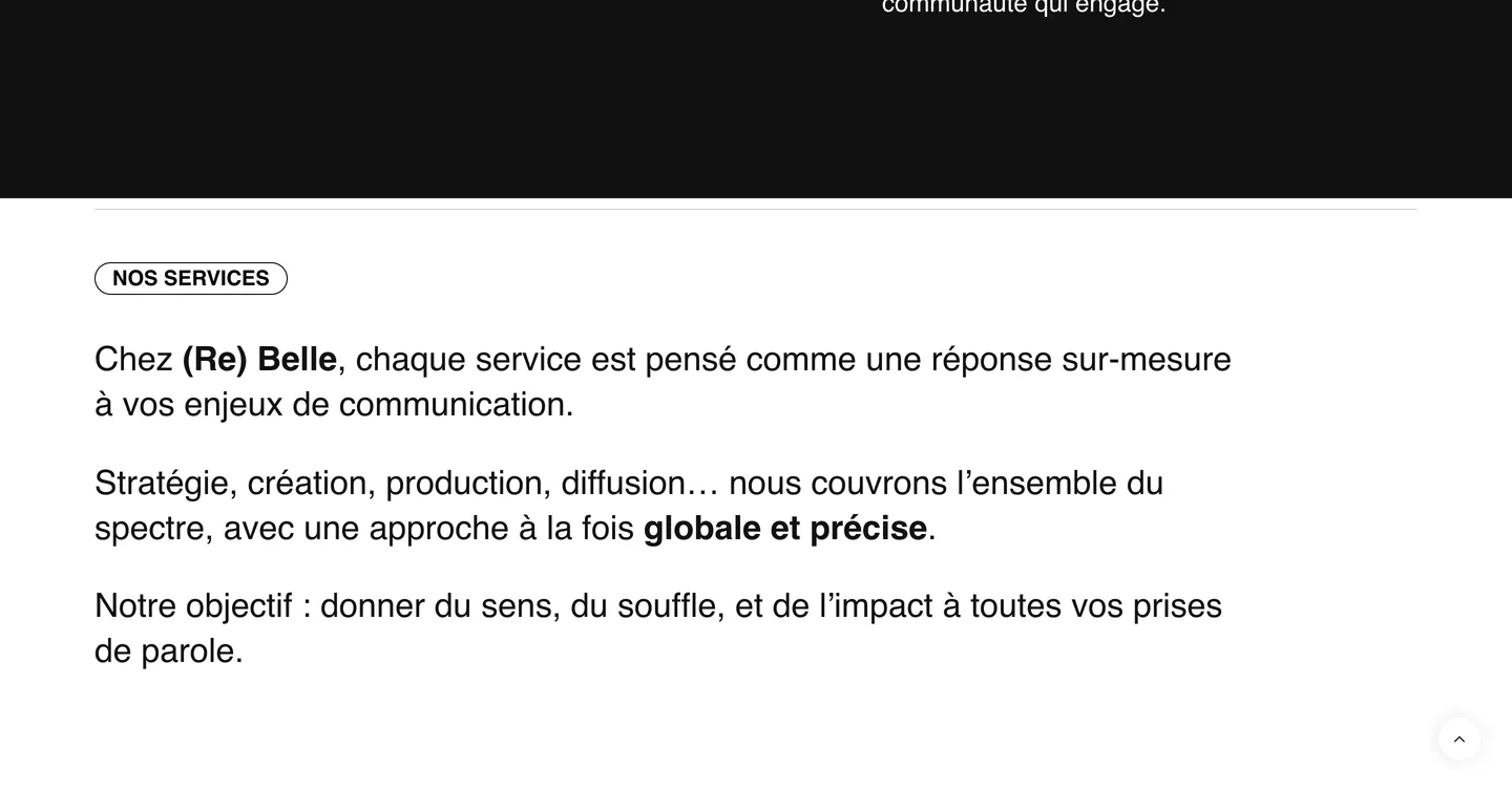 Site (Re) Belle Agence, vue 4 sur 10