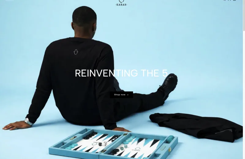 Site web KARAB — Lifestyle & design
