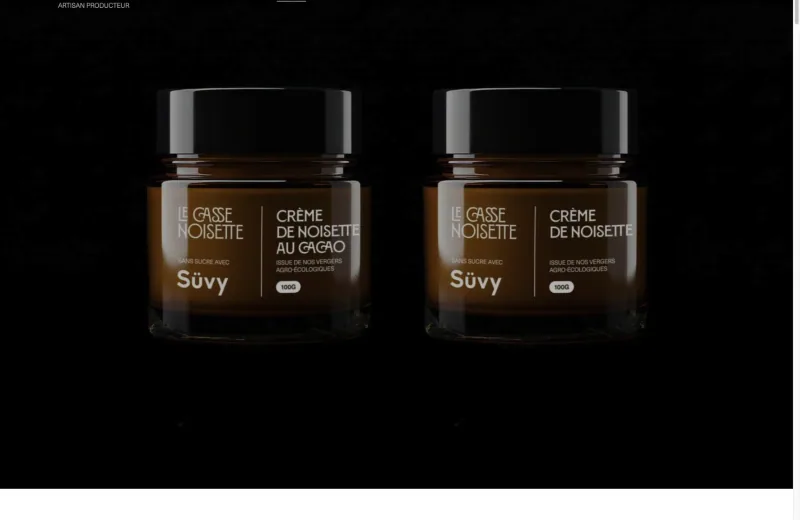 Site web Le Casse-Noisette — Artisan producteur