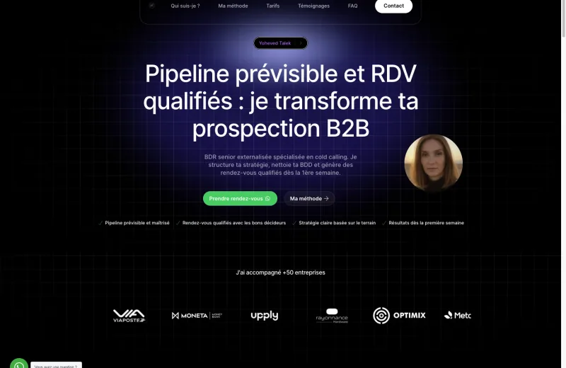 Site web Pipeline B2B — Prospection externalisée