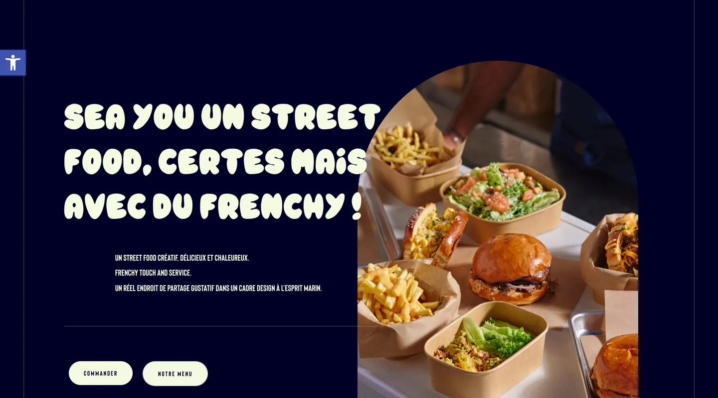 Aperçu du site Sea You réalisé par Peechy