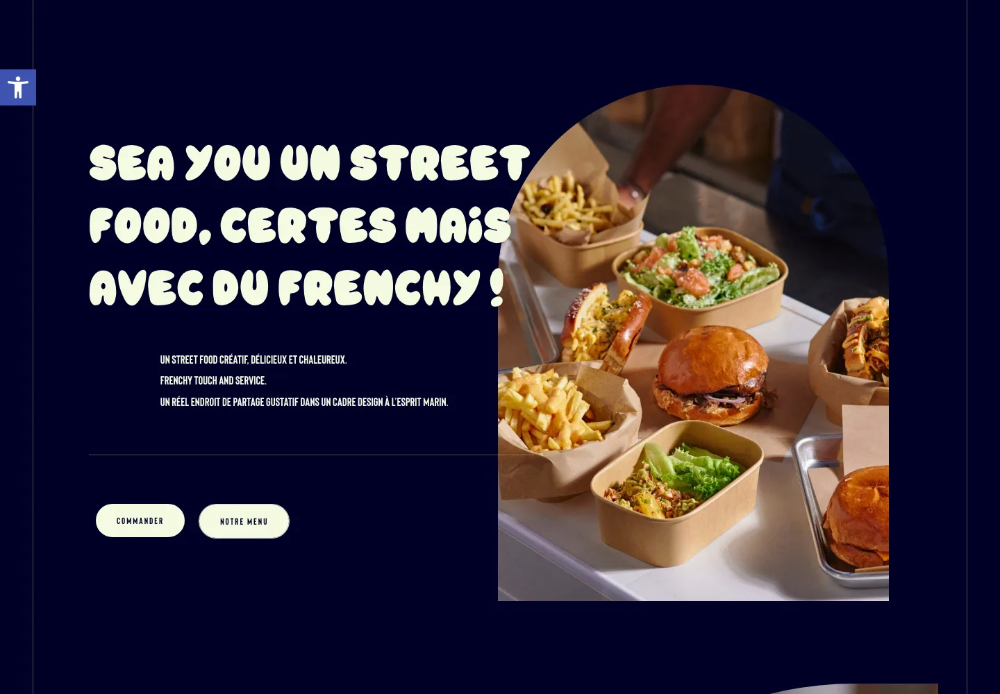Aperçu du site Sea You réalisé par Peechy