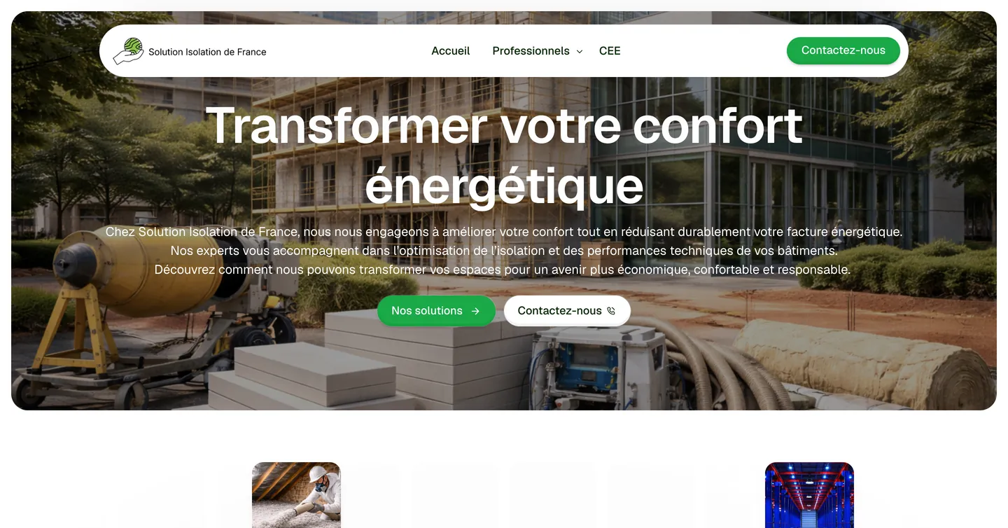 Site Solution Isolation de France, vue 1 sur 10